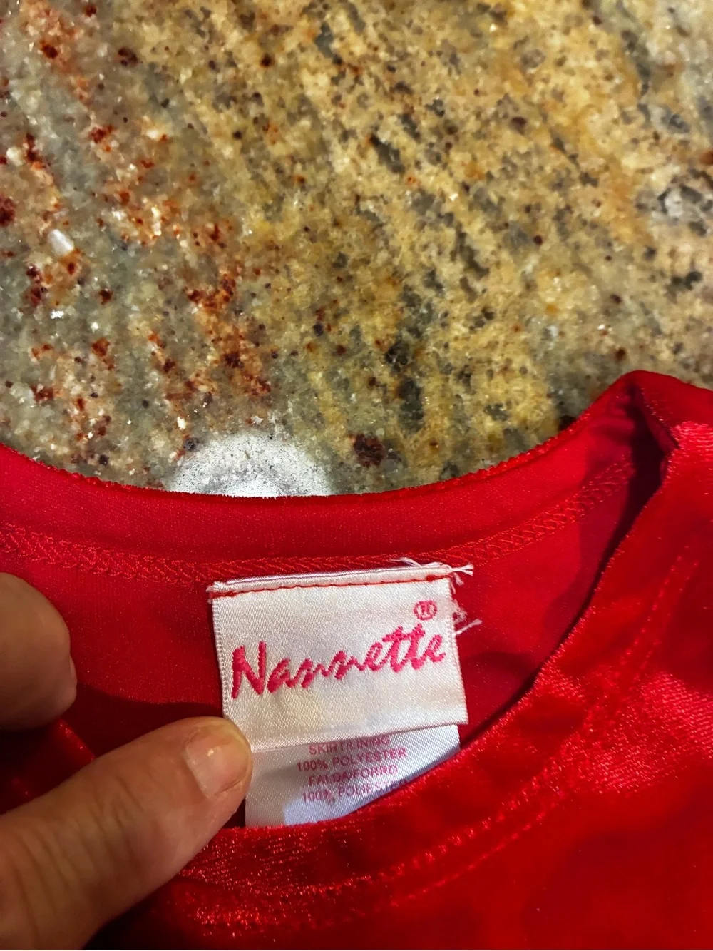 Nannette Red Velvet Bow-Accent Girls Holiday Dress, Size: 12 months